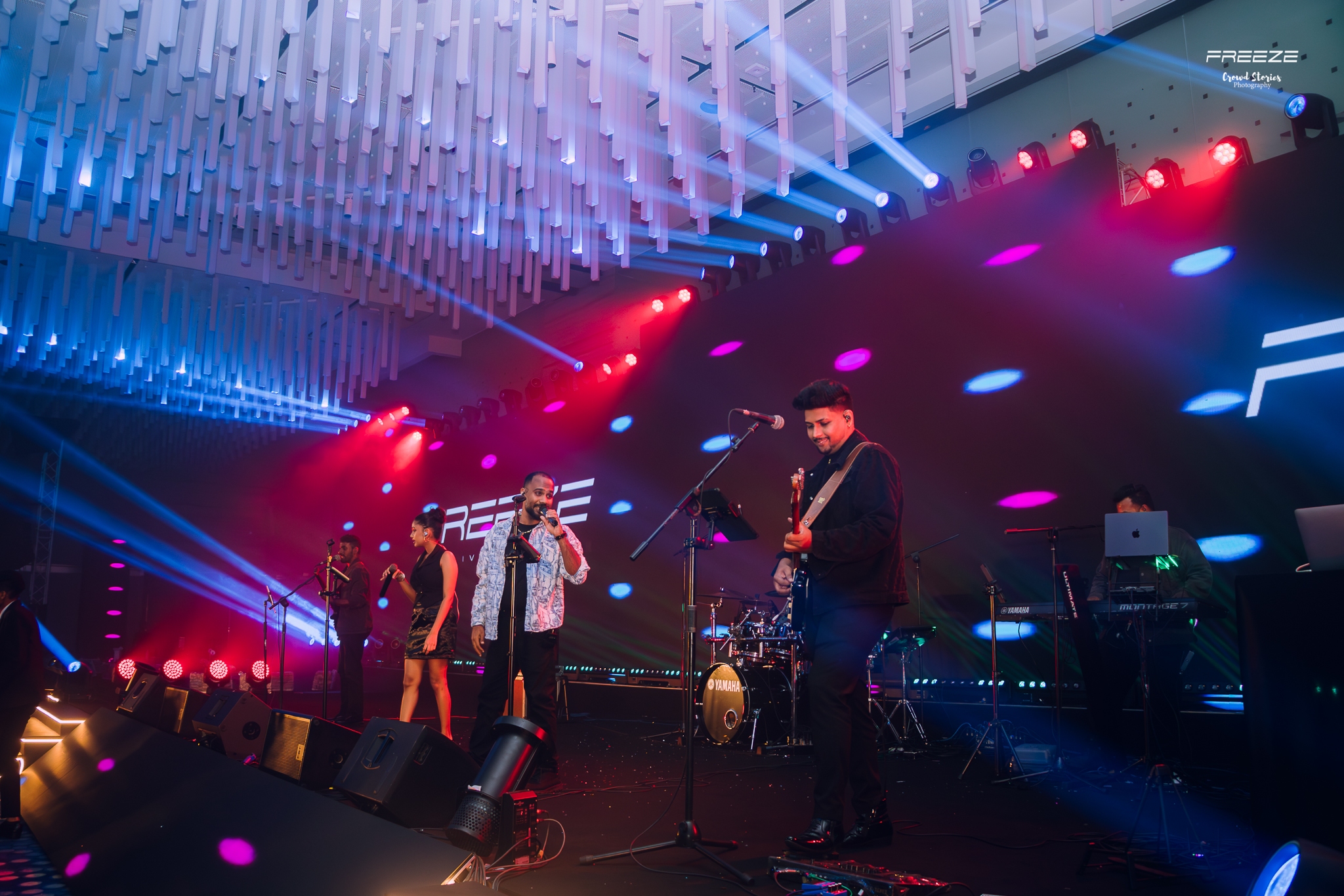 Freeze Live Band performing on stage